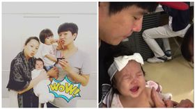 李易,六月,兒子,小Star,女兒,Shinny（合成圖／翻攝自六月、李易臉書）