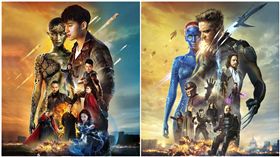 《女媧日記》海報疑抄襲《X戰警》　圖／翻攝自微博、IMDb