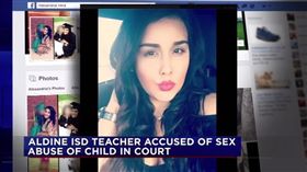 爆乳女教師（圖／翻攝自ABC）