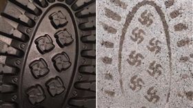 納粹,鞋底,鞋印　圖／翻攝自網路 16:9