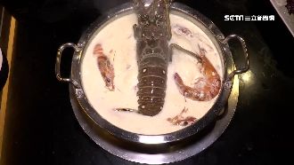 超濃牛奶鍋！60%鮮奶搭龍蝦超鮮甜