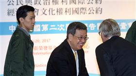 陳建仁出席兩公約第二次國家報告審查會議(圖/中央社)