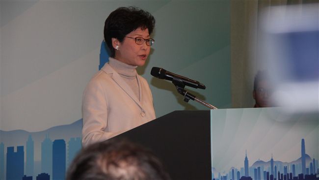 港前政務司長林鄭月娥　宣布參選特首