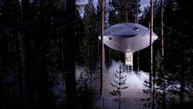 全球十大奇幻住宿,飯店,樹屋,飛碟,船屋,冰屋,露營車,城堡,帳棚。（圖／hotels.com提供）