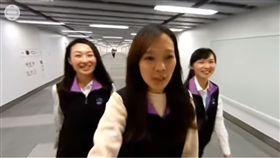 翻攝影片 桃園機場捷運　桃園捷運　桃捷女孩　台北車站　地圖