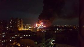 桃園,中壢,泰豐輪胎,火警,火災,濃煙,黑煙
（圖／翻攝自我是中壢人臉書）