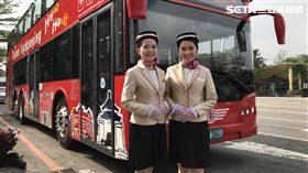 雙層觀光巴士啟航／記者簡佑庭攝