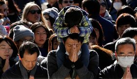 異國,新年,習俗,日本,參拜,拜拜,神社（圖／路透社／達志影像）