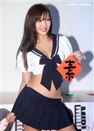 超絕敏感纖細美少女水稀美里水手服仍然性感。（記者邱榮吉/攝影）