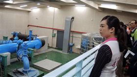 呂孫綾會勘配水池　呂辦提供