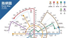 捷運圖,路線圖　圖／翻攝自PTT
