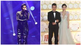 周杰倫,Angelababy,黃曉明（合成圖／翻攝自周杰倫臉書、新浪電影微博）