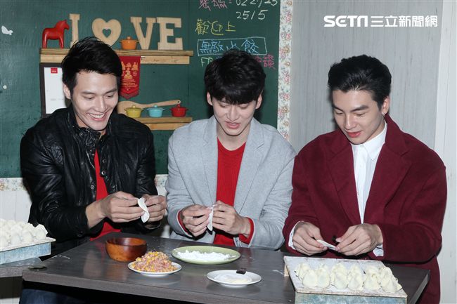 張洛偍、孫沁岳、張睿家。（記者邱榮吉/攝影）