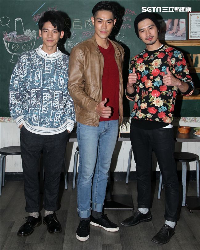 簡宏霖、林柏宏、李迪恩。（記者邱榮吉/攝影）