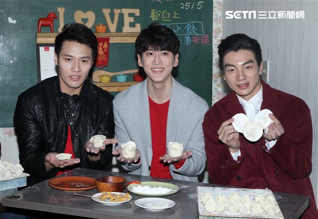 張洛偍、孫沁岳、張睿家。（記者邱榮吉/攝影）