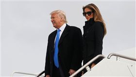 川普,美國,總統,就職典禮,專機,軍禮
圖／路透社／達志影像