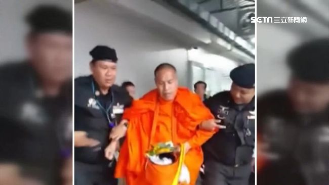 囂張假和尚！騙財被逮還甩警一耳光