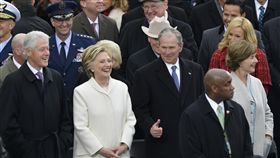 川普,美國總統,就職,就任,希拉蕊,美國　圖／美聯社