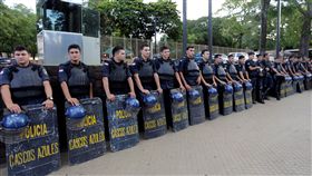 川普,美國,就職典禮,總統,警察,抗議
圖／路透社／達志影像