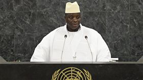甘比亞現任總統賈梅（Yahya Jammeh）（圖／路透社／達志影像）