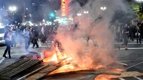 川普,美國,總統,就職,警察,抗議,破壞公物,受傷,Donald Trump
圖／路透社／達志影像