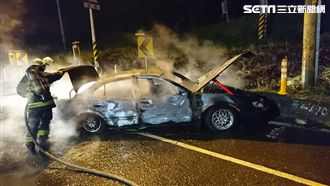 高雄火燒車　駕駛逃生不及燒成焦屍