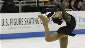 花式滑冰台裔女將陳楷雯（圖／美聯社／達志影像）