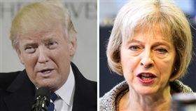 川普,Donald Trump,梅伊,Theresa May
（圖／美聯社／達志影像）