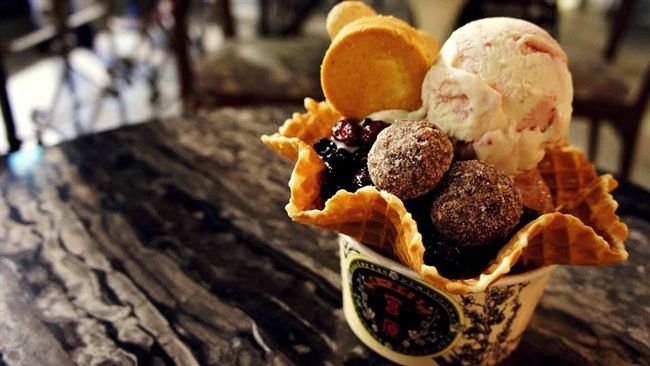 台中知名冰品「宮原眼科」在日網爆紅，讓日本人忍不住直呼「台灣珍的超危險」。（圖／翻攝自宮原眼科臉書）