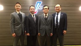 台日韓三國職棒聯盟決定共同舉辦亞冠賽。(左起為中職朱康震秘書長、日職NPB秘書長井原敦、韓職KBO秘書長梁海榮、NPB Enterprise社長今村司（圖／中職提供）