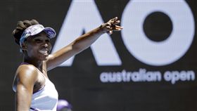 ▲Venus Williams挺進澳網女單4強（圖／美聯社／達志影像）
