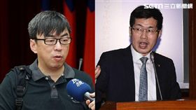 段宜康、羅致政　合成圖／記者林敬旻攝