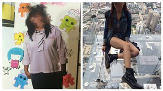 胖妹甩22公斤　曬照片分享瘦身歷程