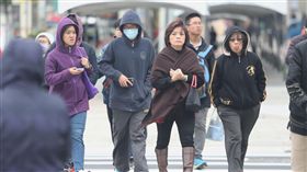 冷氣團、寒冷、天氣示意圖／中央社