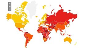 2016國際清廉排名（圖／翻攝自國際透明組織網站）