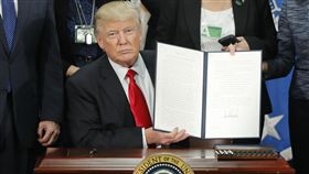 美國總統川普（圖／美聯社／達志影像）