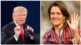 ▲川普與墨西哥反對黨重要人物、保守派國家行動黨（National Action Party, PAN）2018年總統大選可能候選人札瓦拉（Margarita Zavala）（合成圖／翻攝自Donald J. Trump臉書、Margarita Zavala推特）