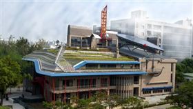 臺南成大綠色魔法學校-孫運璿綠建築科技大樓　圖／內政部提供