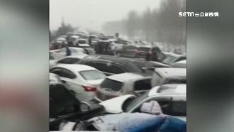 心急返鄉過年　哈爾濱百車連環撞2死