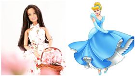 芭比娃娃、迪士尼公主 圖／翻攝自miss_dollycastle、nrdisney,IG