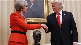 川普和梅伊會面　強化美英商務關係_美聯社