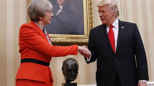 川普和梅伊會面　強化美英商務關係