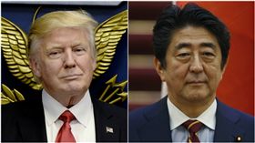 川普、安倍晉三／美聯社／達志影像