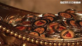 大年初一 新店紫竹林寺發發財金、金元寶、財神