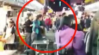 醉漢邊抱邊扭打　網諷：是在跳探戈嗎