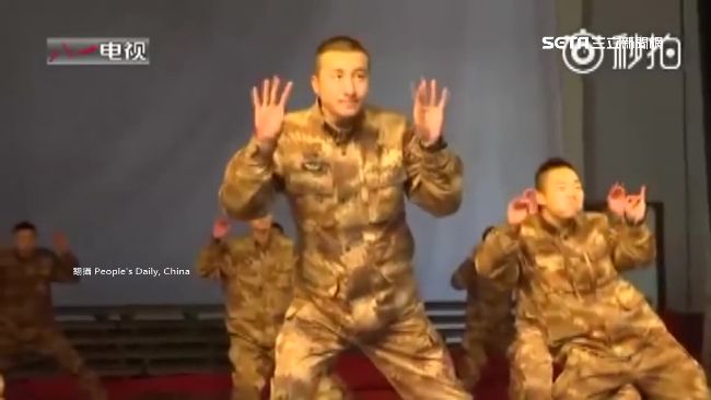 解放「雞」情！留守聯隊大跳小雞舞