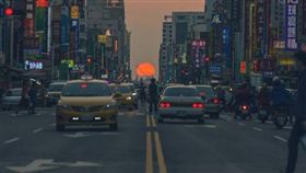 曼哈頓.懸日,高雄,青年路,民權路,攝影,奇景,初一,年節,小確幸