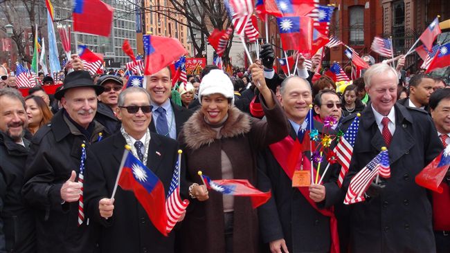 華府新春遊行　駐美代表：台美是盟友