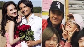 舒淇和馮德倫與粉絲拍照。（圖／翻攝自林心如微博、網友IG）