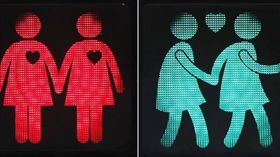 同性戀紅綠燈號誌　翻攝網路